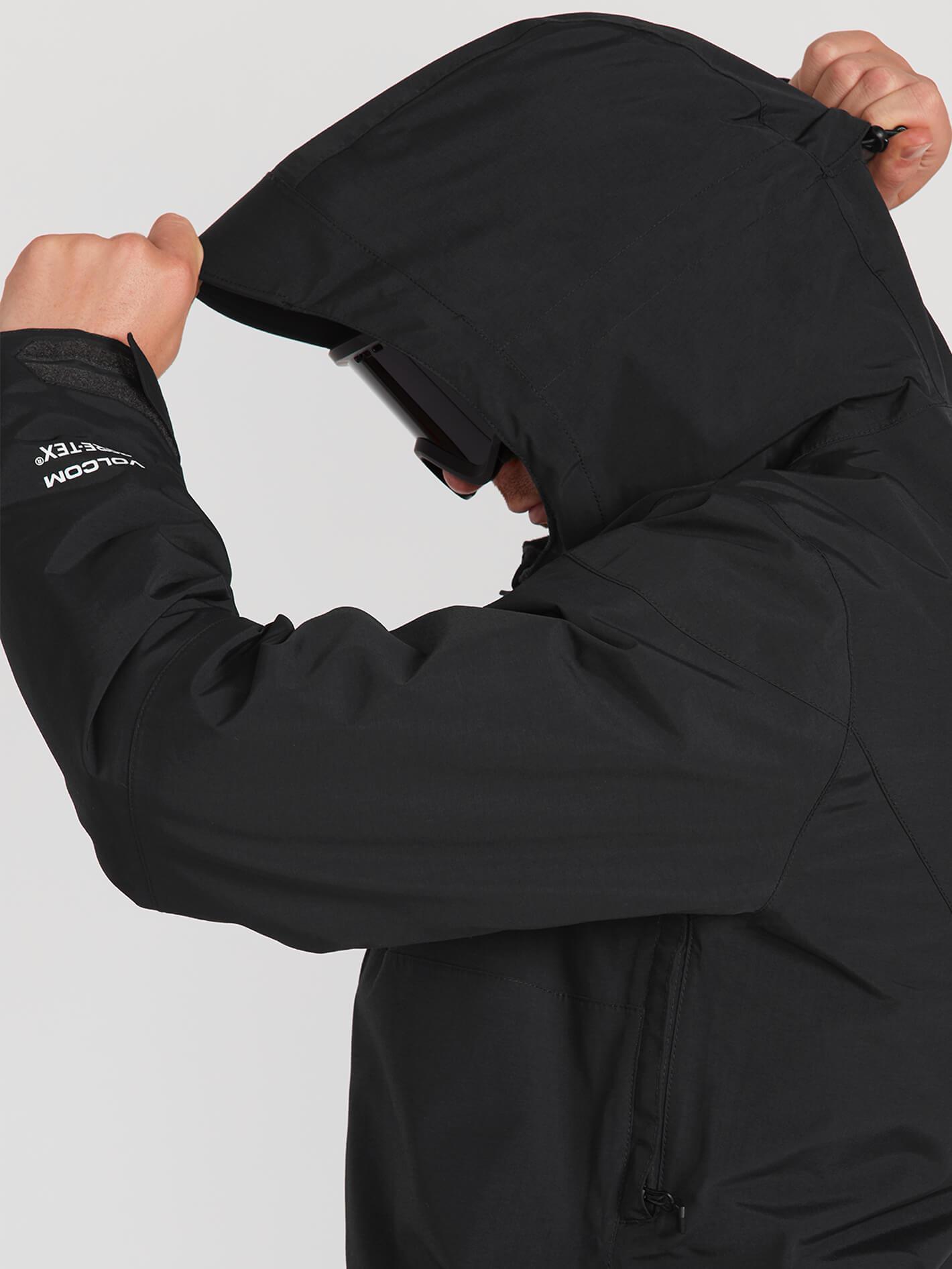 Mens L Insulated Gore-Tex Jacket - Black