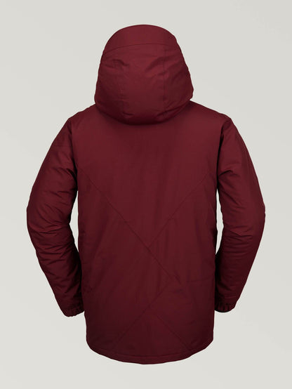 Mens L Insulated Gore-Tex Jacket - Burnt Red