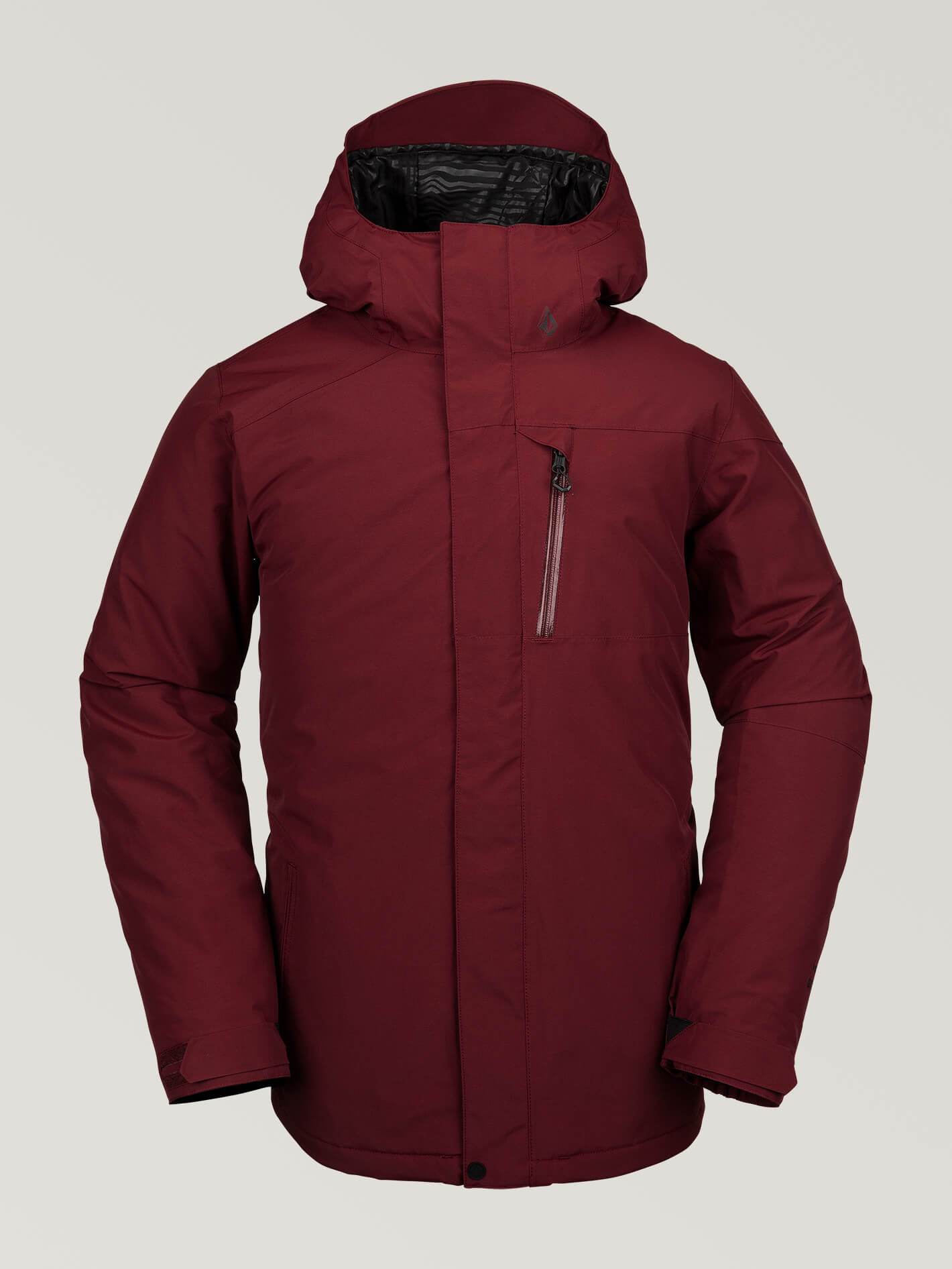 Mens L Insulated Gore-Tex Jacket - Burnt Red