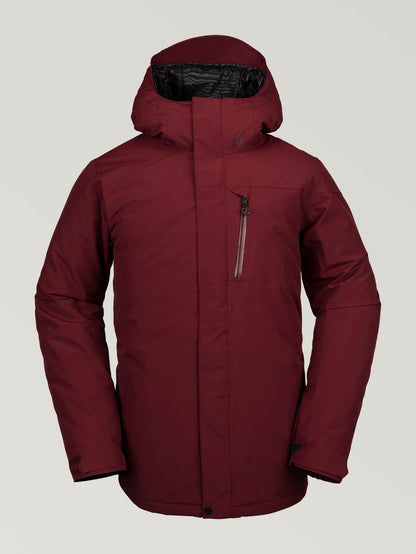 Mens L Insulated Gore-Tex Jacket - Burnt Red