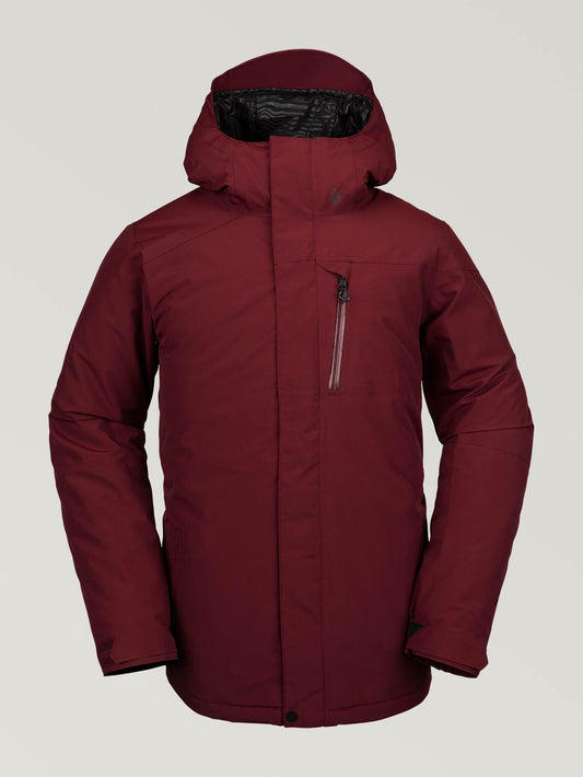 Mens L Insulated Gore-Tex Jacket - Burnt Red