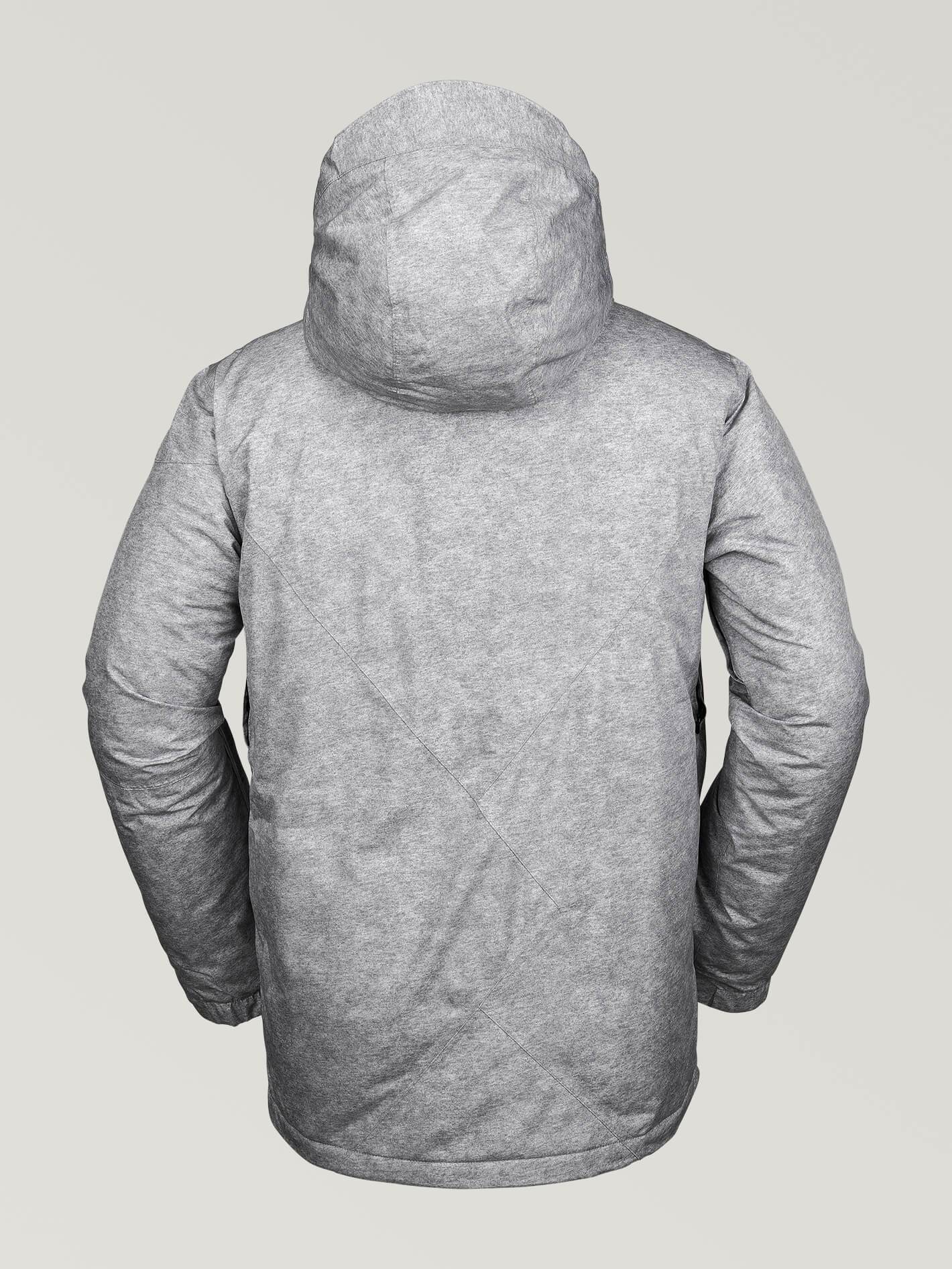 Mens L Insulated Gore-Tex Jacket - Heather Grey