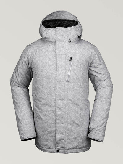 Mens L Insulated Gore-Tex Jacket - Heather Grey