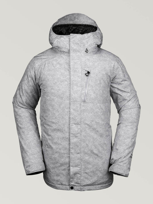 Mens L Insulated Gore-Tex Jacket - Heather Grey