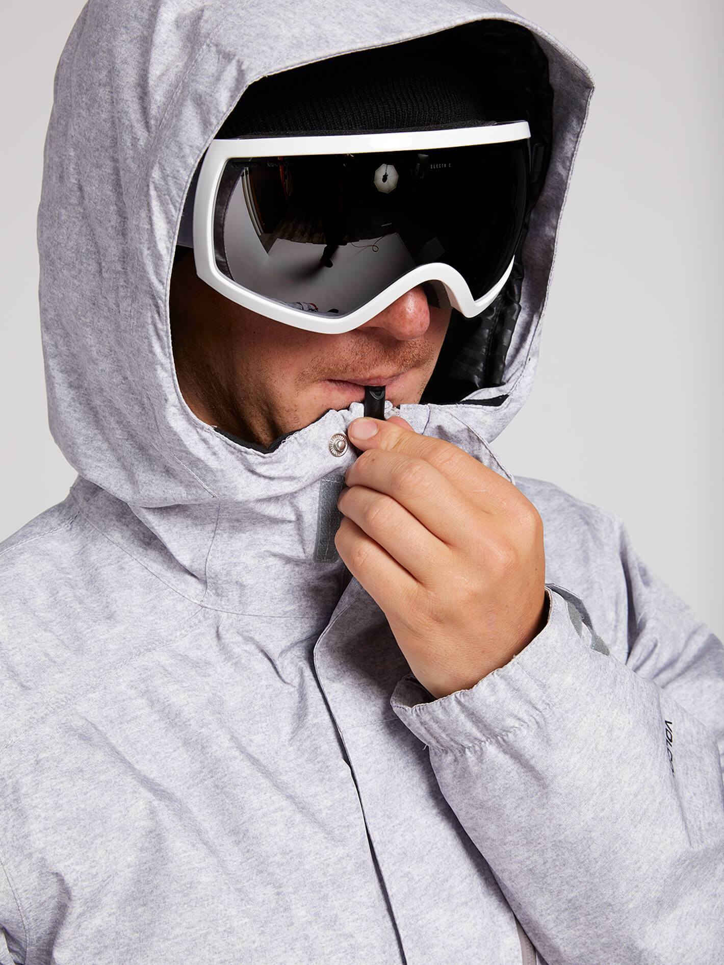 Mens L Insulated Gore-Tex Jacket - Navy