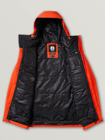 Mens L Insulated Gore-Tex Jacket - Orange