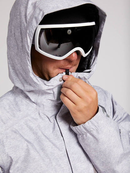 Mens L Insulated Gore-Tex Jacket - Orange