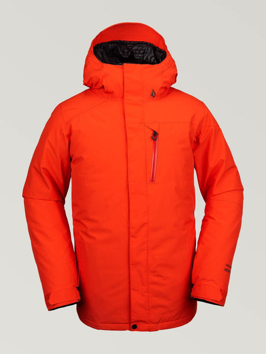 Mens L Insulated Gore-Tex Jacket - Orange