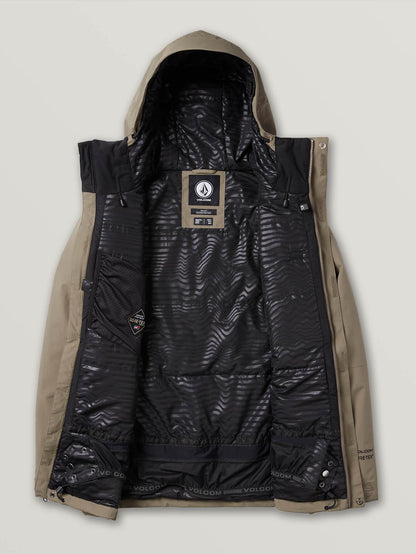 Mens L Insulated Gore-Tex Jacket - Teak
