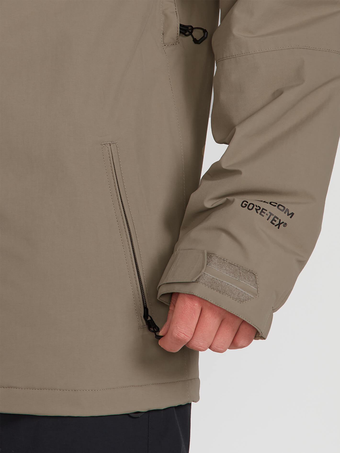 Mens L Insulated Gore-Tex Jacket - Teak
