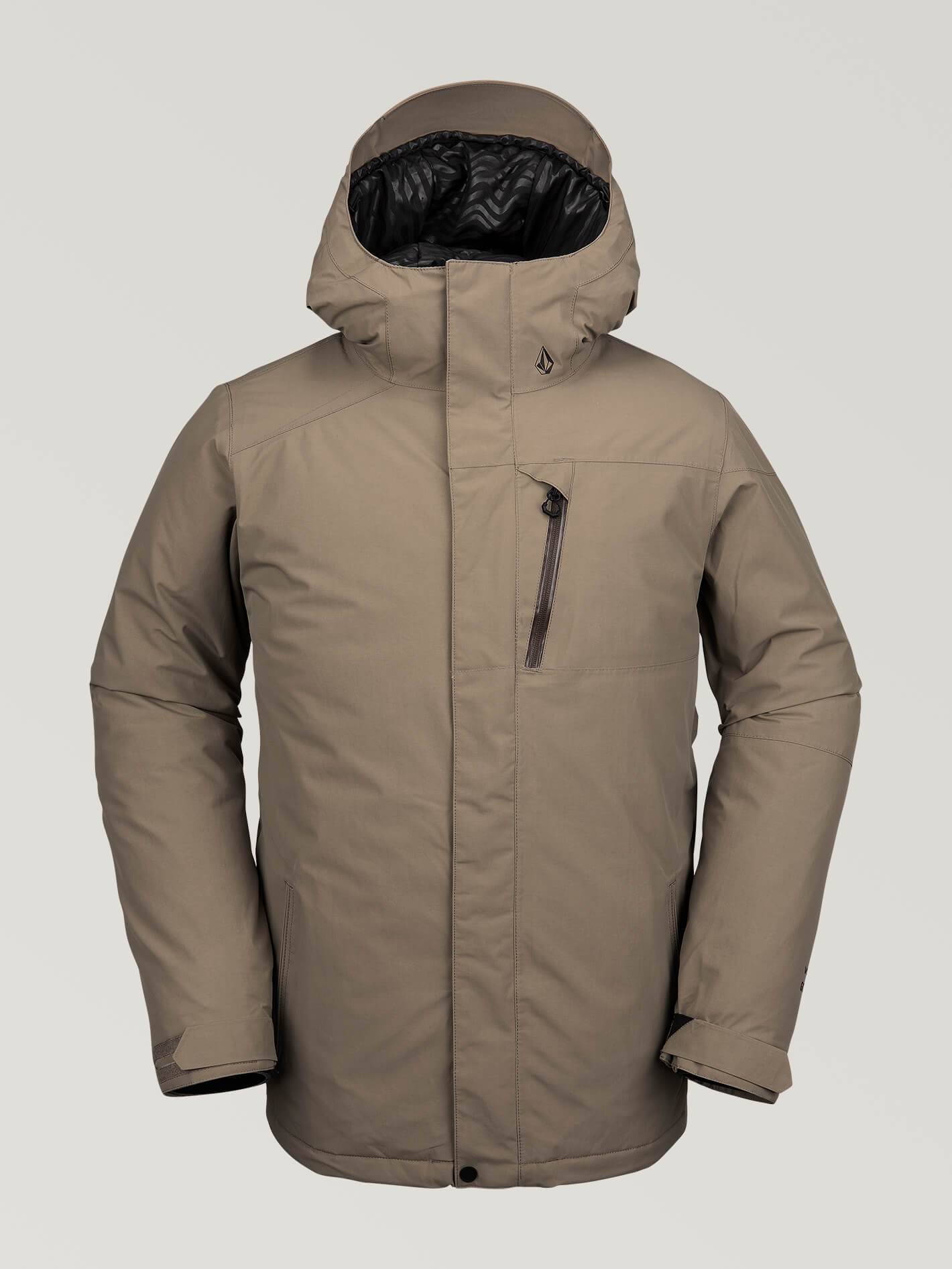 Mens L Insulated Gore-Tex Jacket - Teak