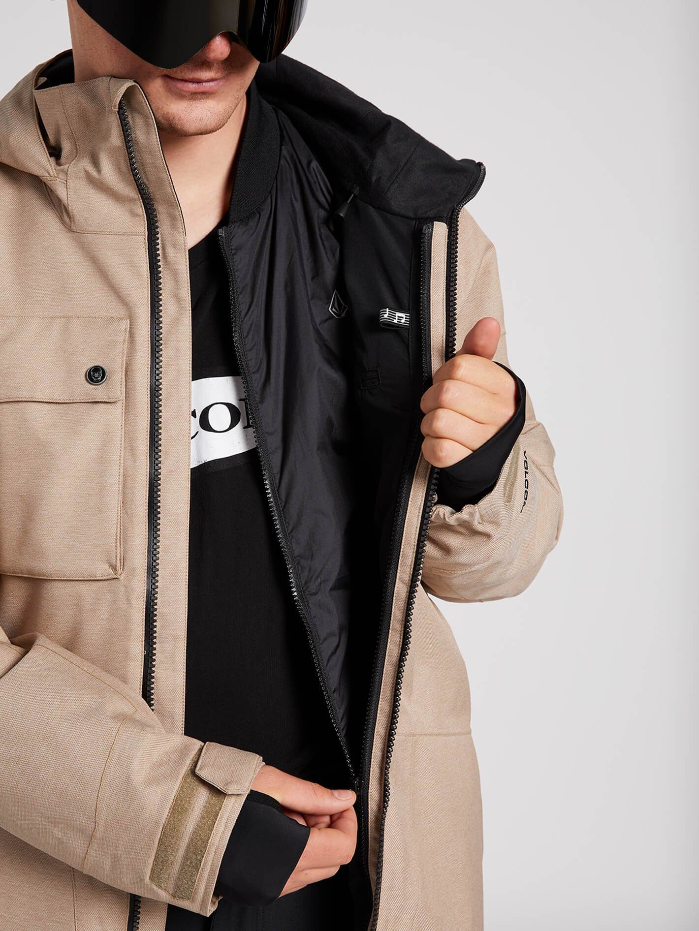 Mens Pat Moore 3-In-1 Jacket - Black