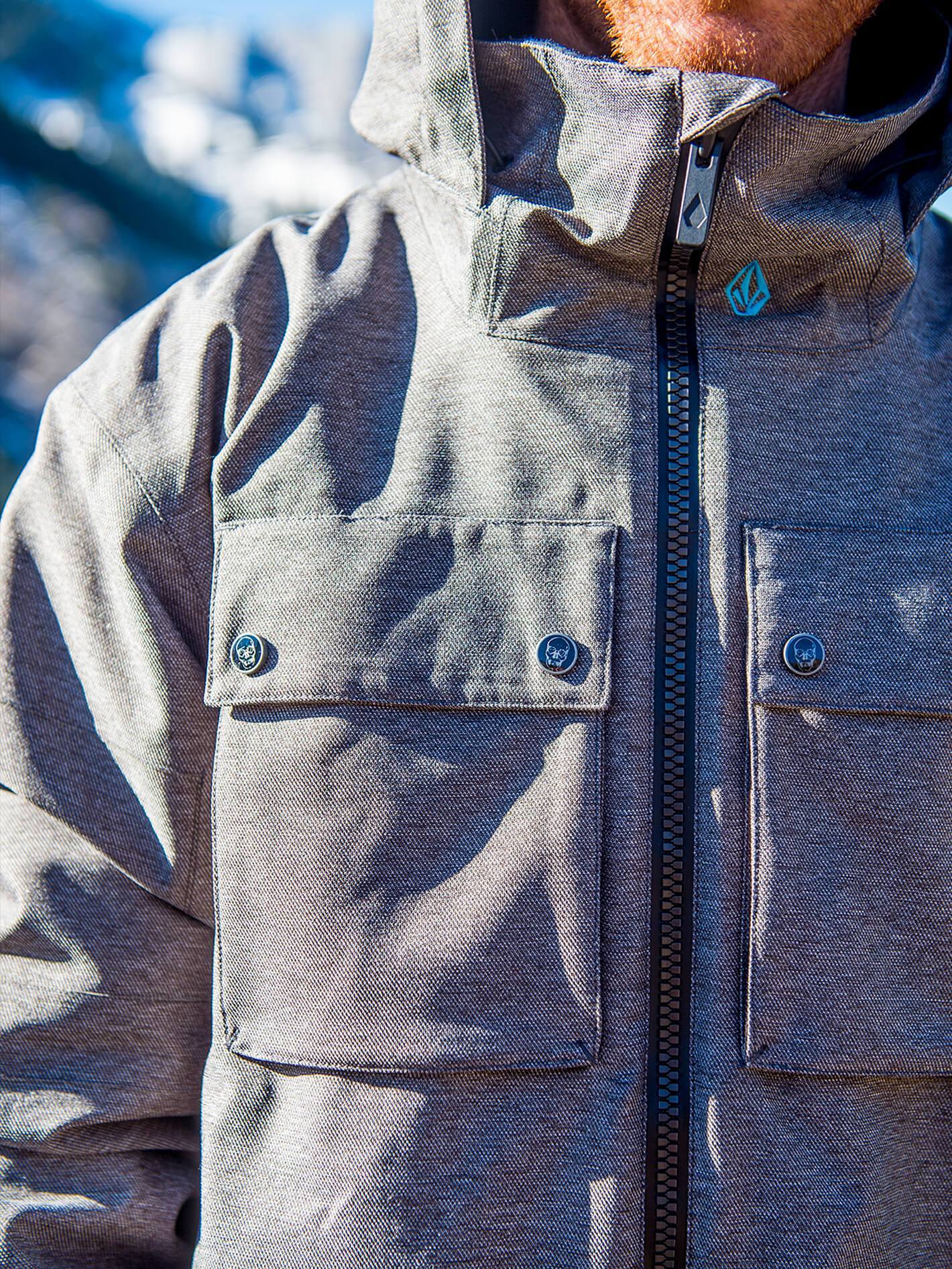 Mens Pat Moore 3-In-1 Jacket - Teak
