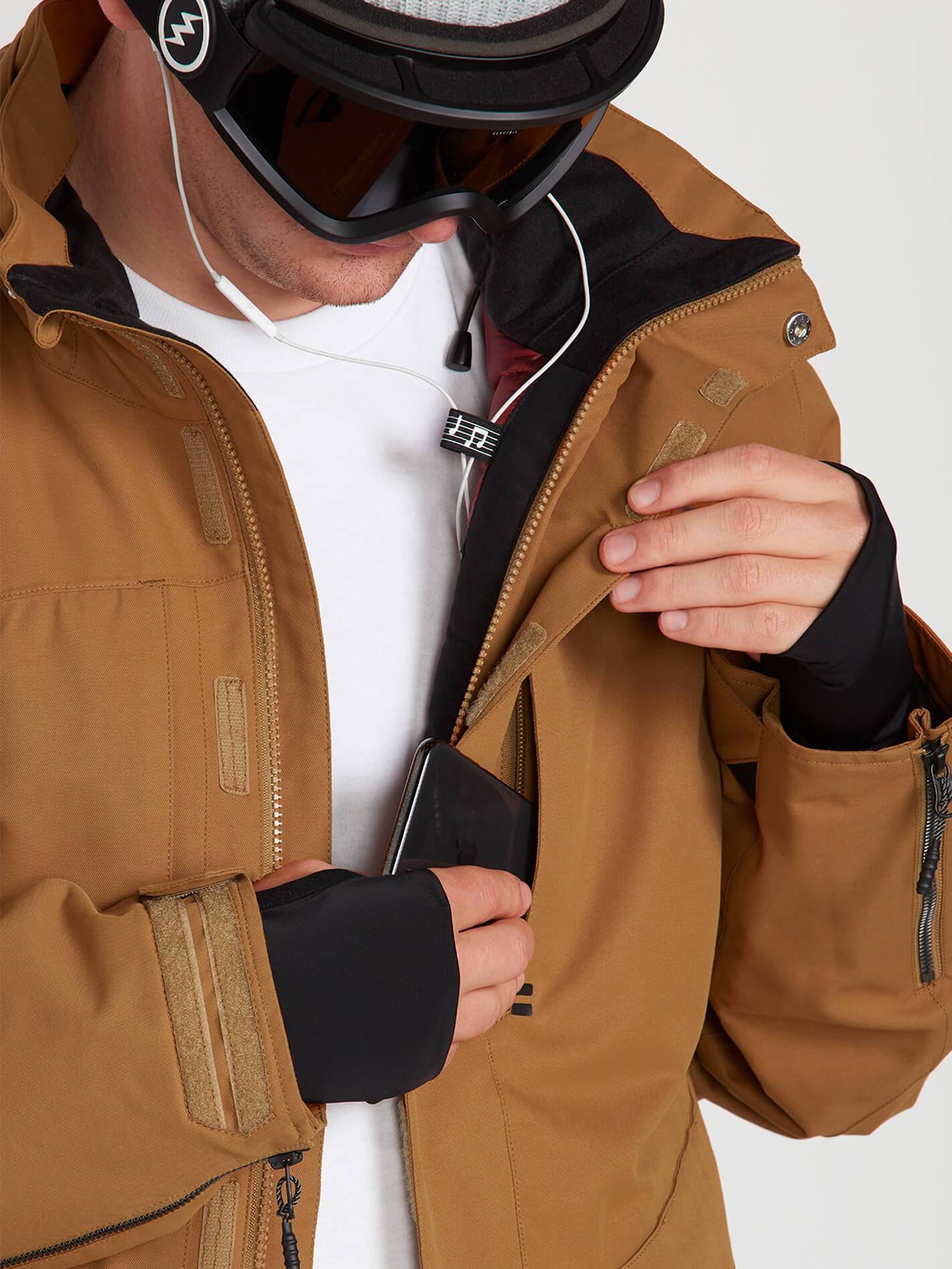 Mens Anders 2L Tds Jacket - Caramel