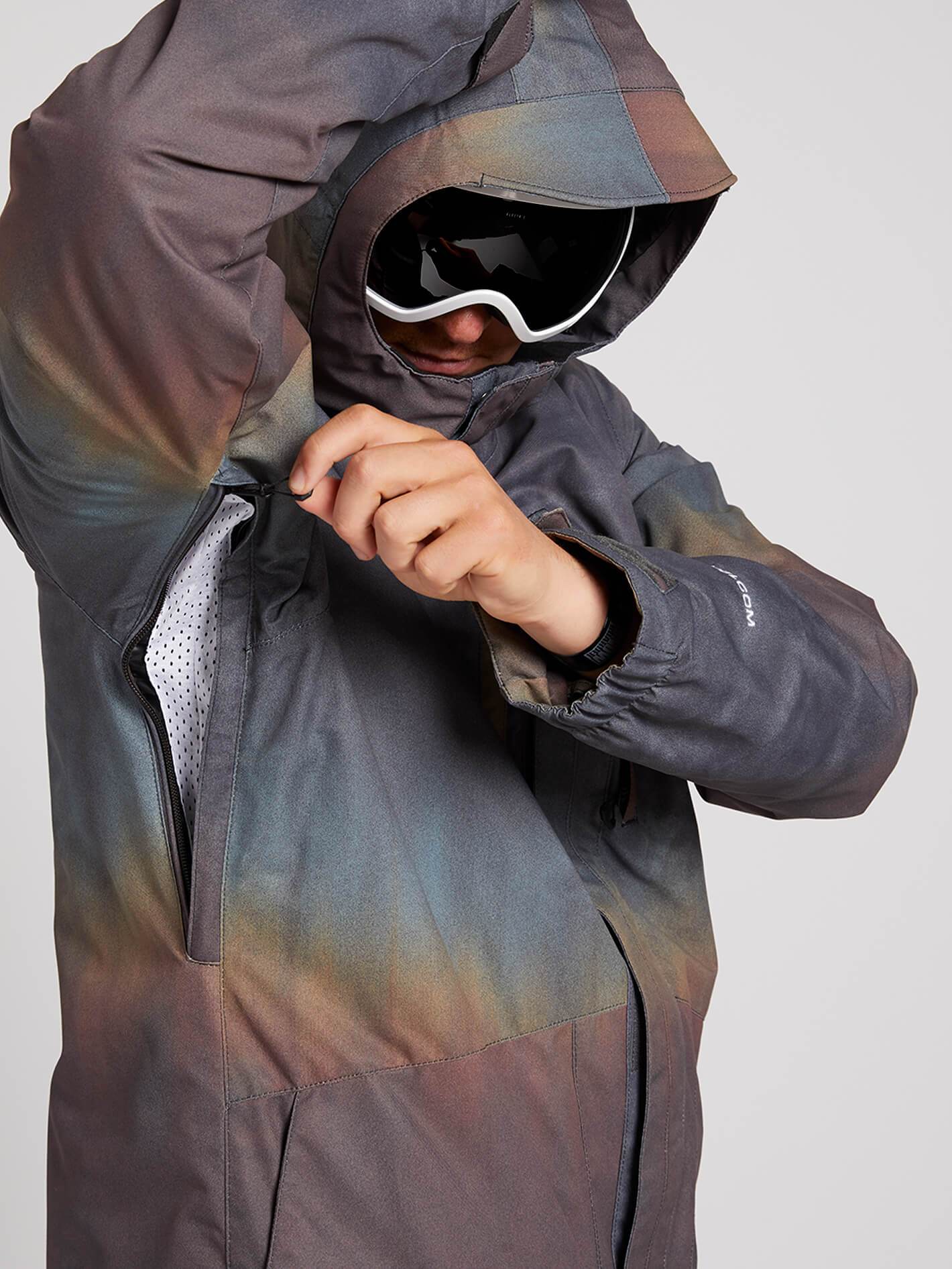 Mens Slyly Insulated Jacket - Vintage Black