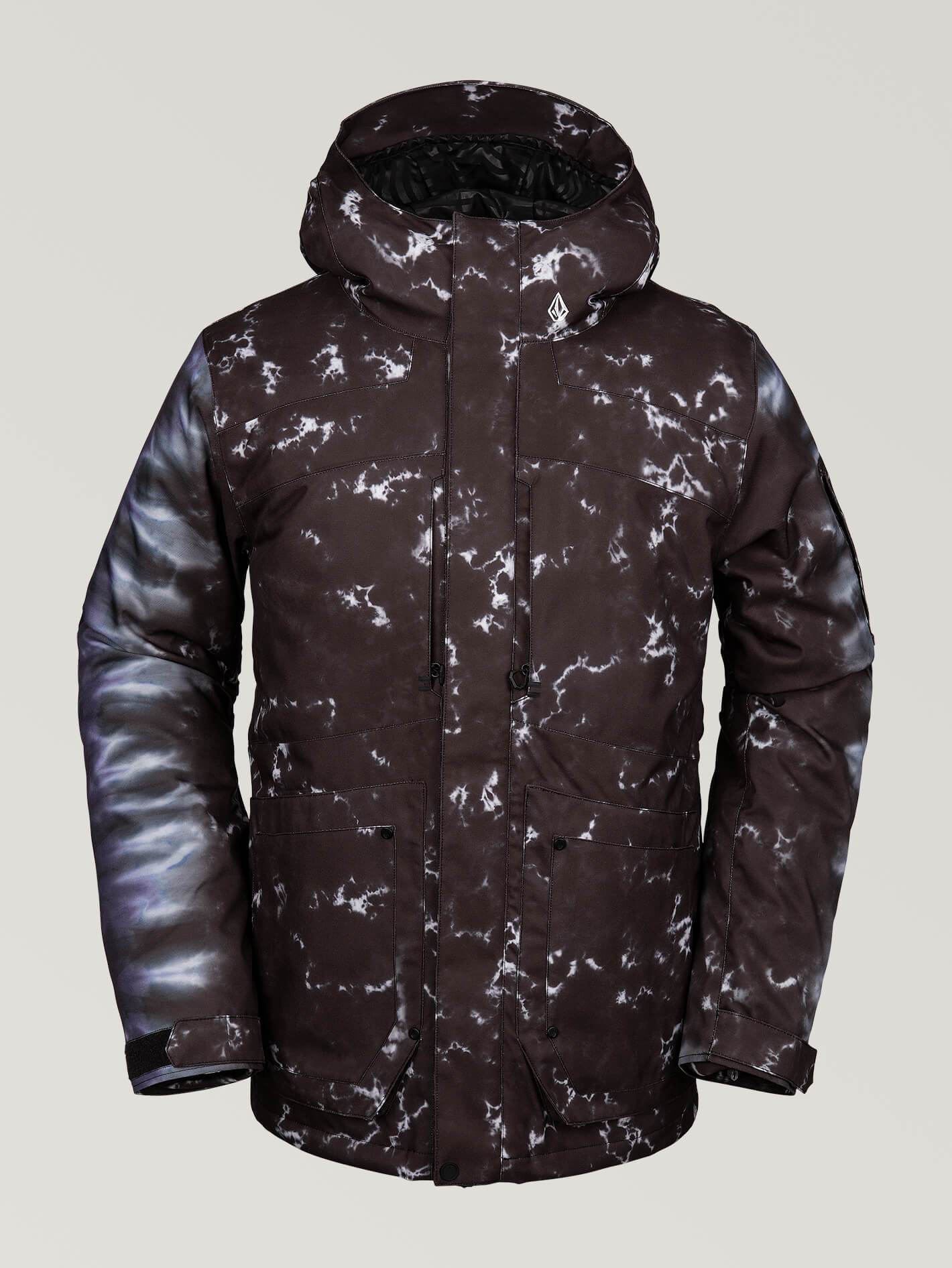 Mens Scortch Insulated Jacket - Black Print