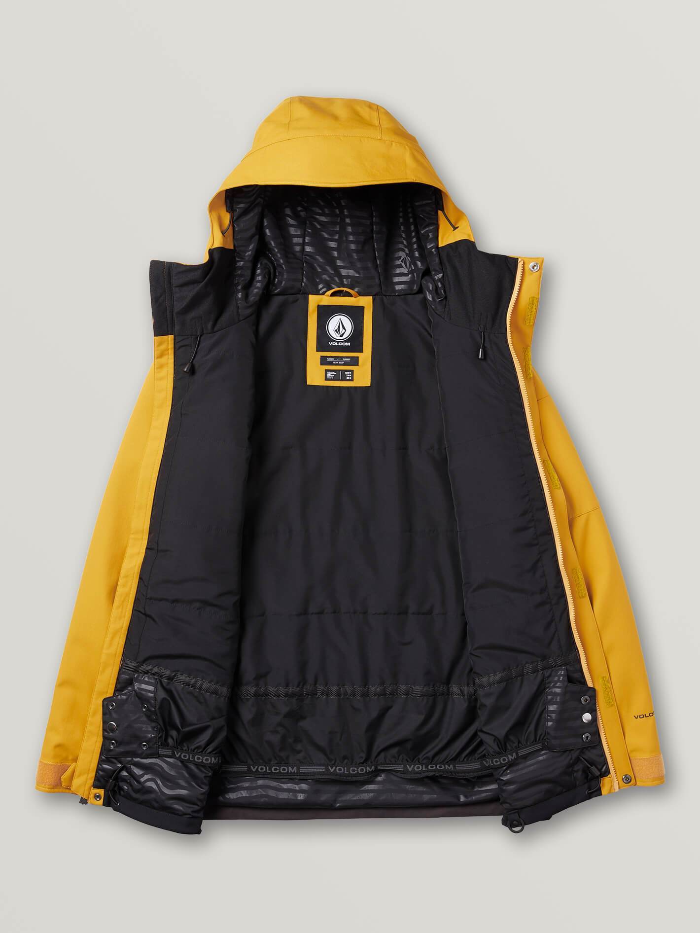 Mens Scortch Insulated Jacket - Resin Gold