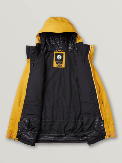 Mens Scortch Insulated Jacket - Resin Gold