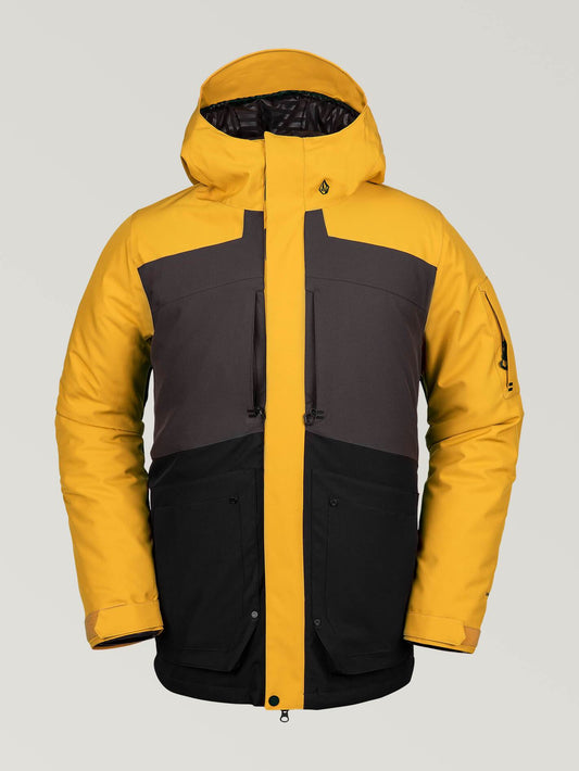 Mens Scortch Insulated Jacket - Resin Gold