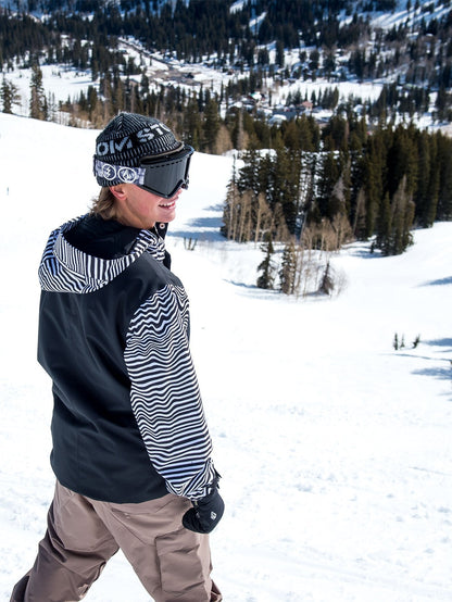 Mens 17Forty Insulated Jacket - Black Stripe
