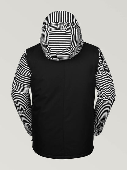 Mens 17Forty Insulated Jacket - Black Stripe
