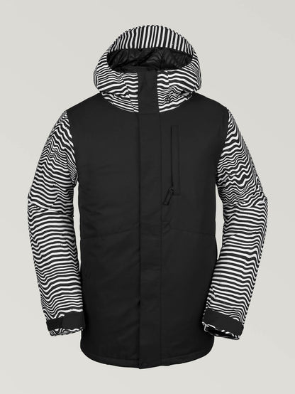 Mens 17Forty Insulated Jacket - Black Stripe