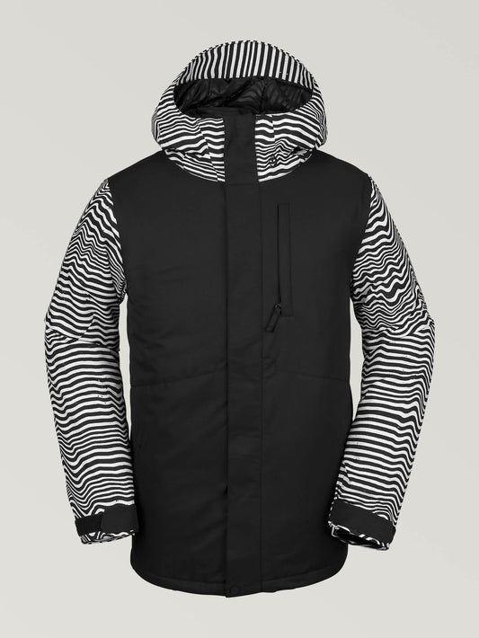Mens 17Forty Insulated Jacket - Black Stripe