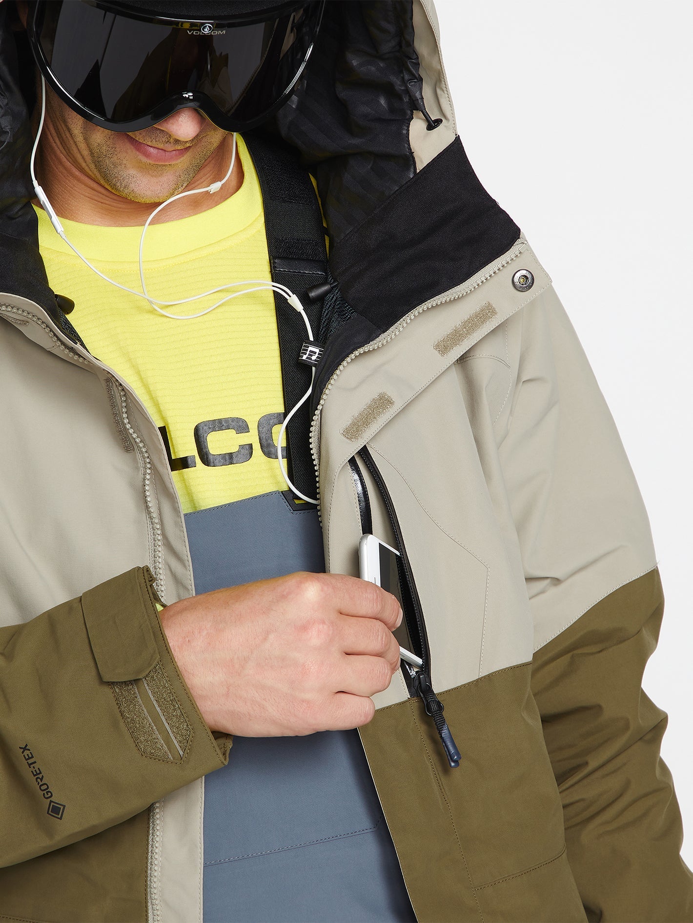 L Insulated Gore-Tex Jacket - Dark Khaki