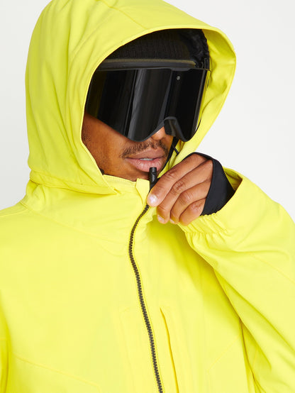 Quad Angle 2L Tds Jacket - Citron