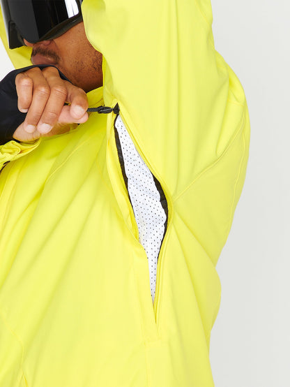 Quad Angle 2L Tds Jacket - Citron