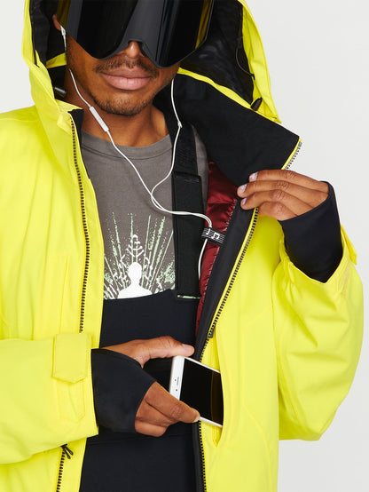 Quad Angle 2L Tds Jacket - Citron