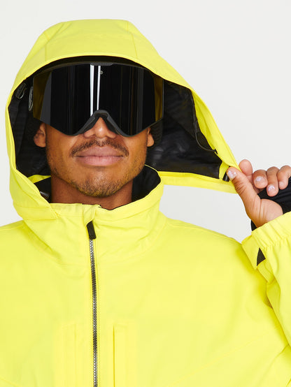 Quad Angle 2L Tds Jacket - Citron
