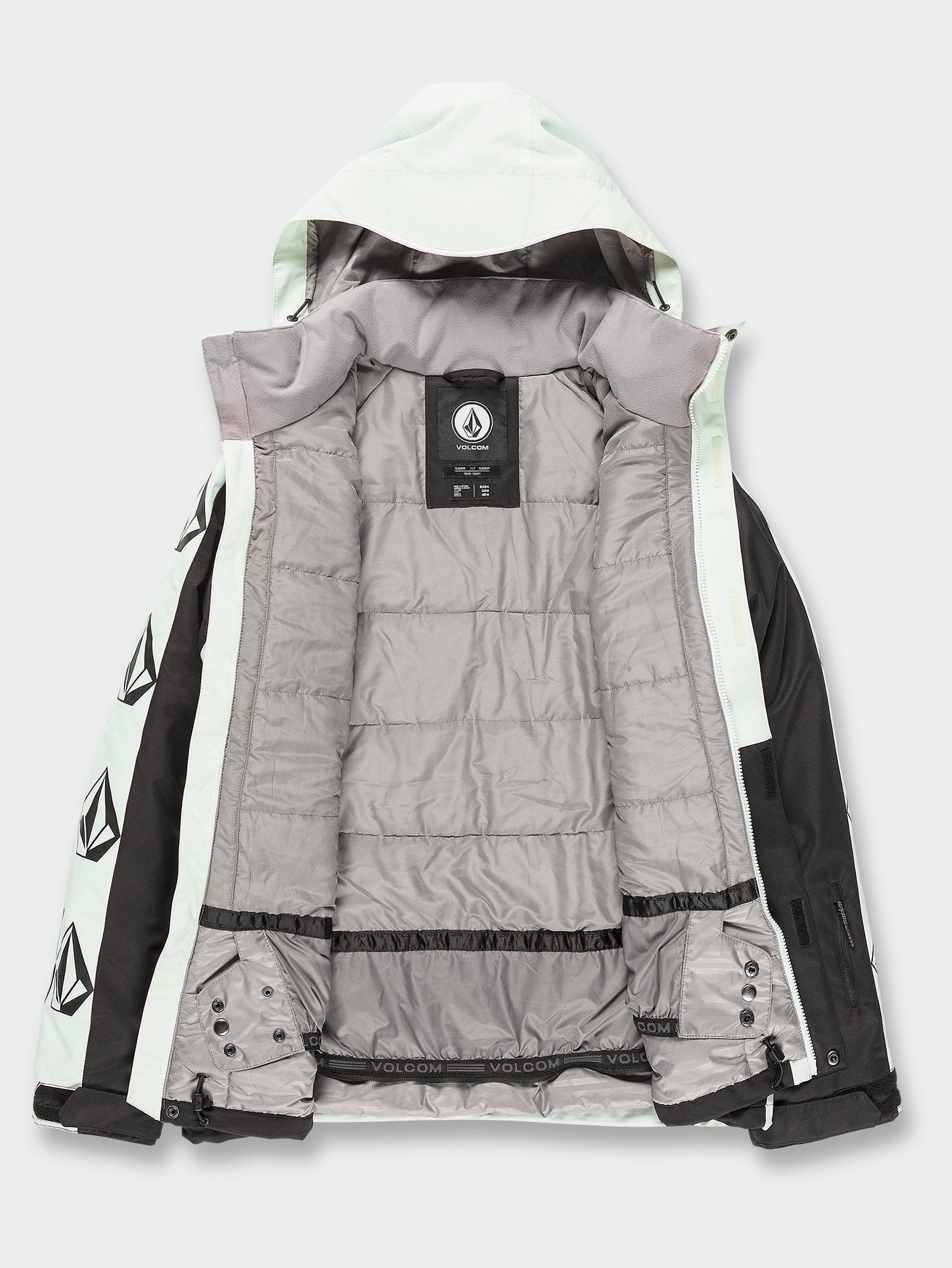 Iconic Stone Insulated Jacket - Ice Green