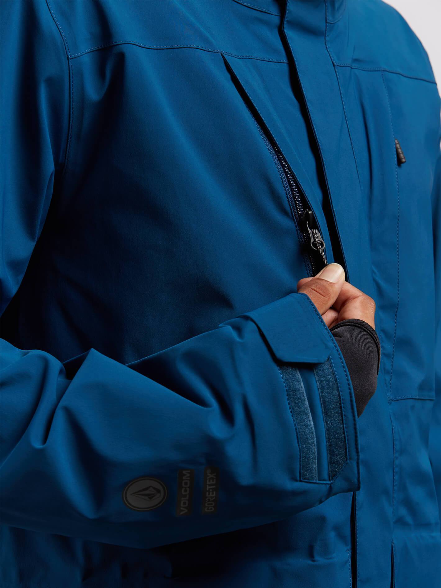 BL STRETCH GORE JKT BLUE BLACK
