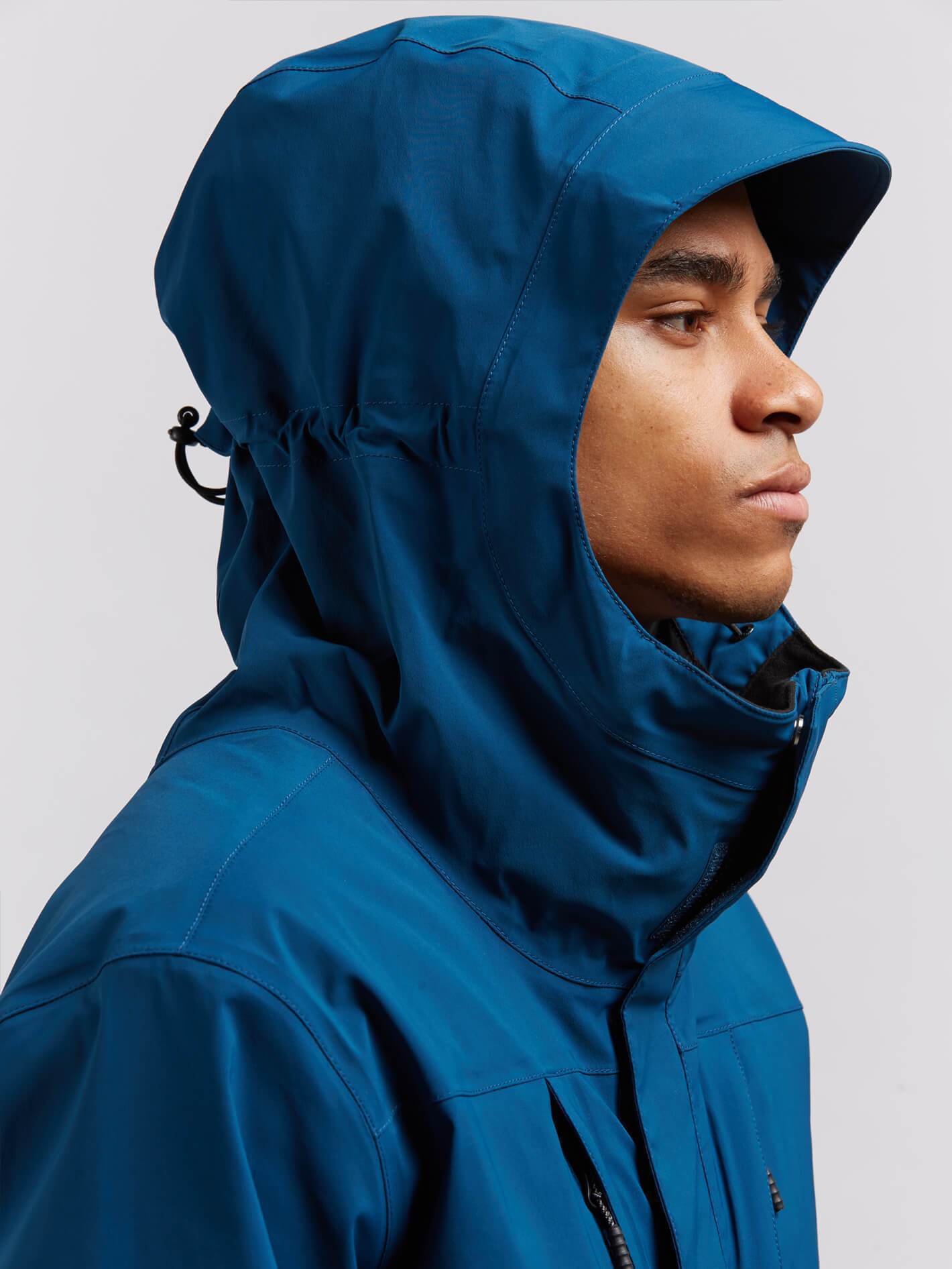 BL STRETCH GORE JKT BLUE BLACK