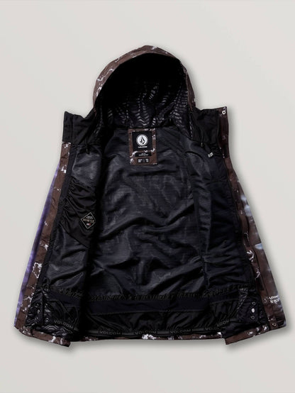 Mens L Gore-Tex Jacket - Black Print