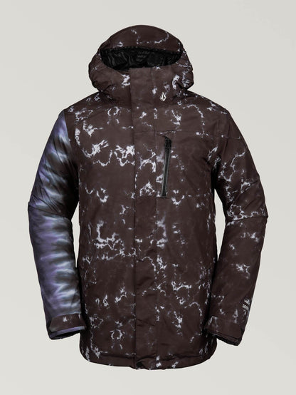 Mens L Gore-Tex Jacket - Black Print