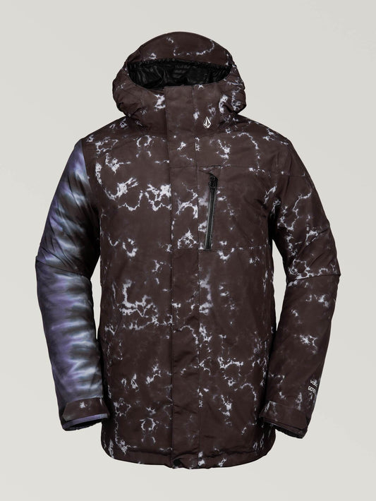 Mens L Gore-Tex Jacket - Black Print