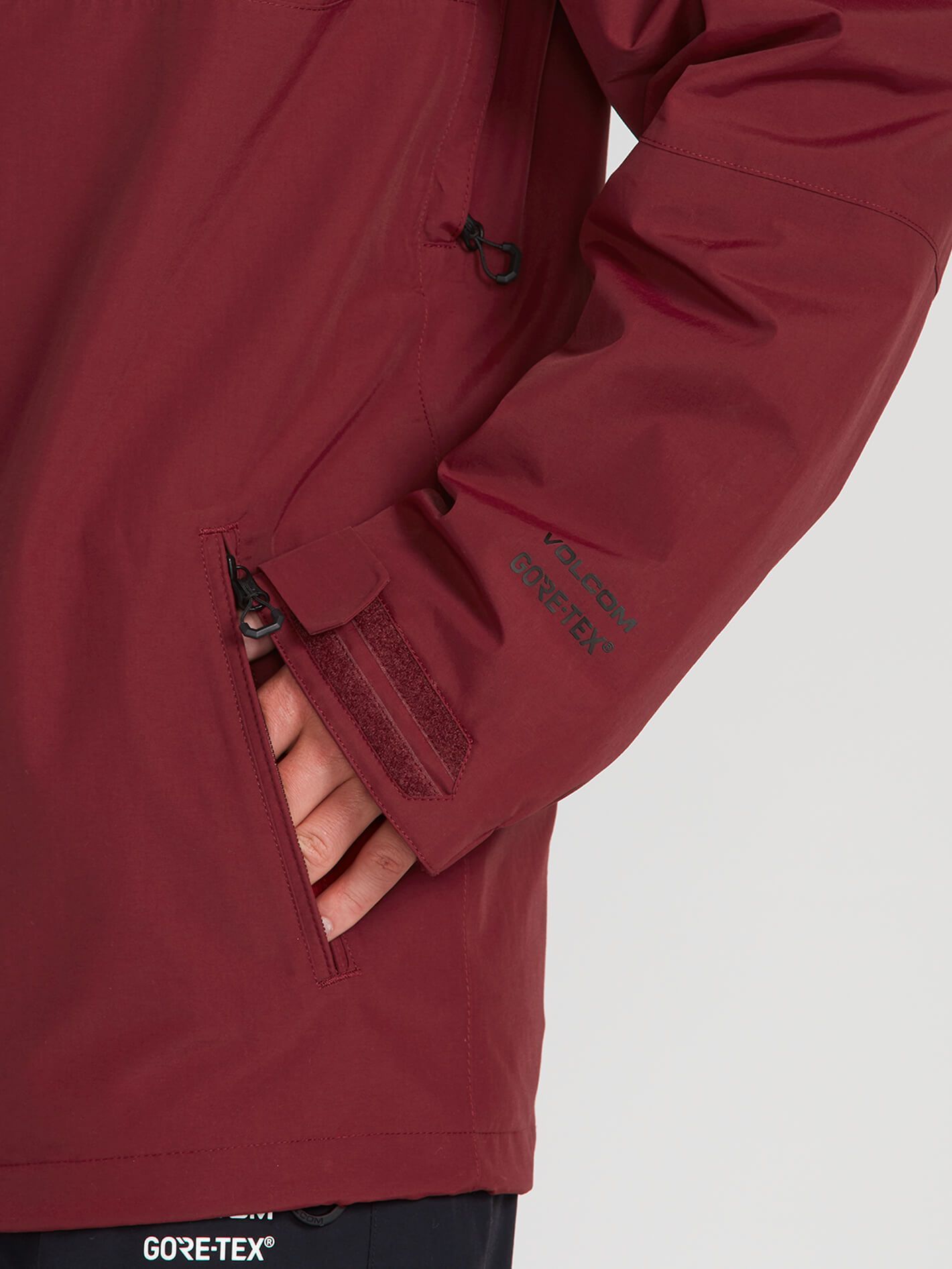 Mens L Gore-Tex Jacket - Burnt Red