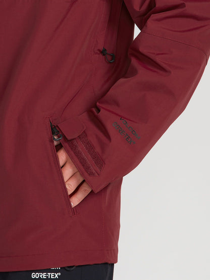 Mens L Gore-Tex Jacket - Burnt Red