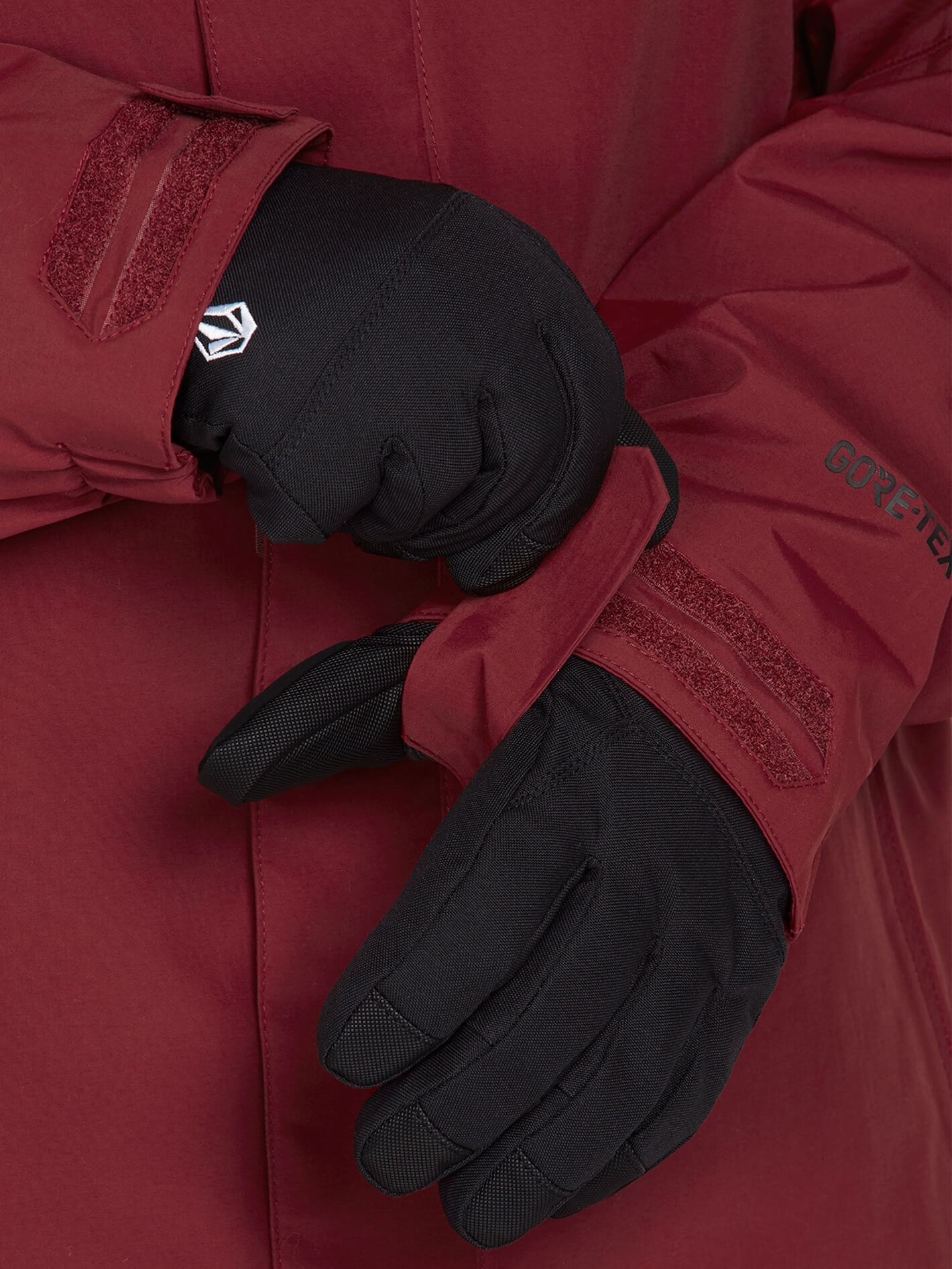 Mens L Gore-Tex Jacket - Burnt Red