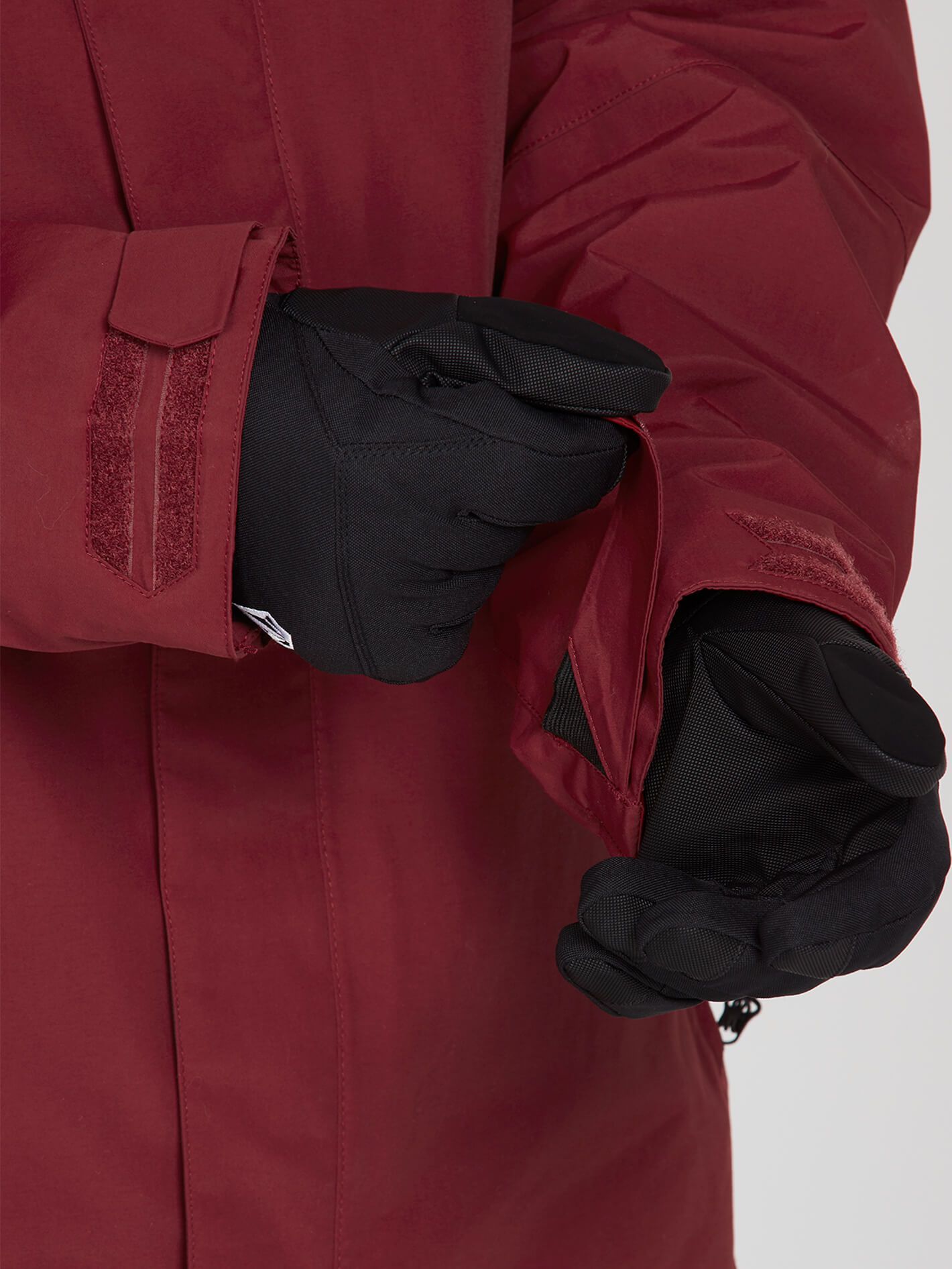 Mens L Gore-Tex Jacket - Burnt Red