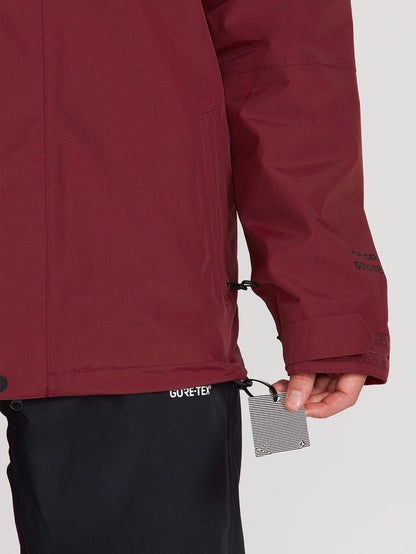 Mens L Gore-Tex Jacket - Burnt Red