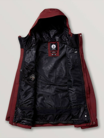 Mens L Gore-Tex Jacket - Burnt Red