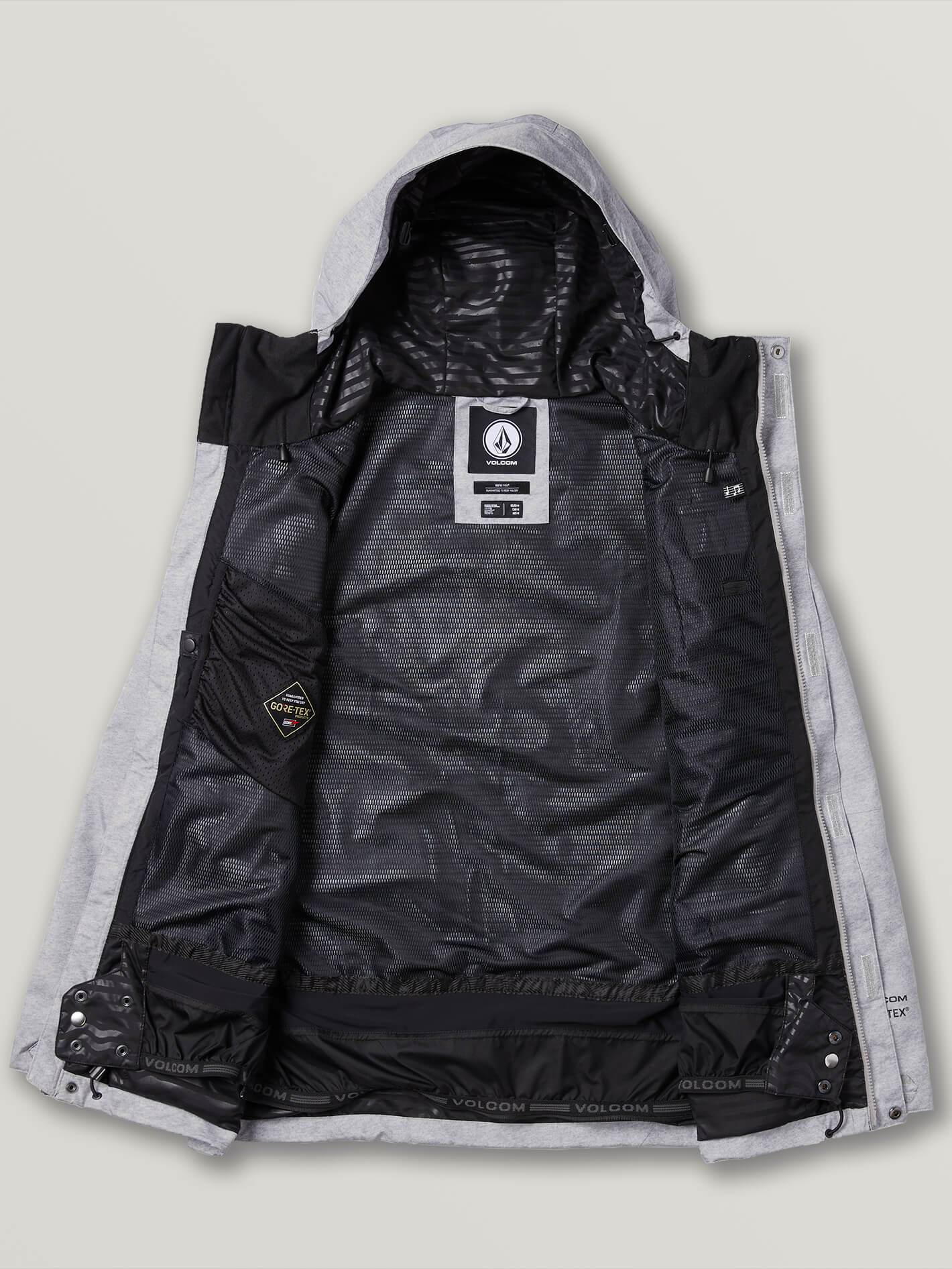 Mens L Gore-Tex Jacket - Heather Grey