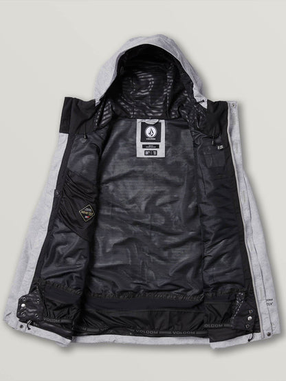 Mens L Gore-Tex Jacket - Heather Grey