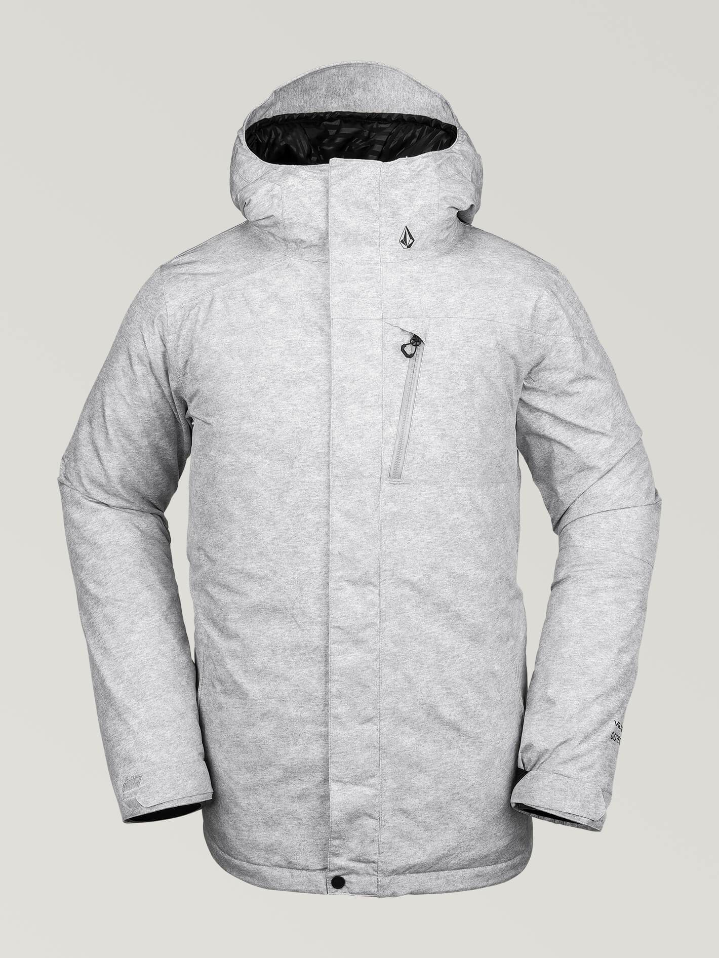 Mens L Gore-Tex Jacket - Heather Grey