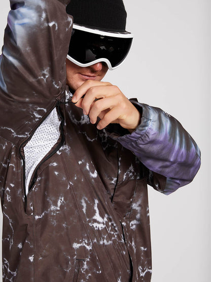 Mens L Gore-Tex Jacket - Navy