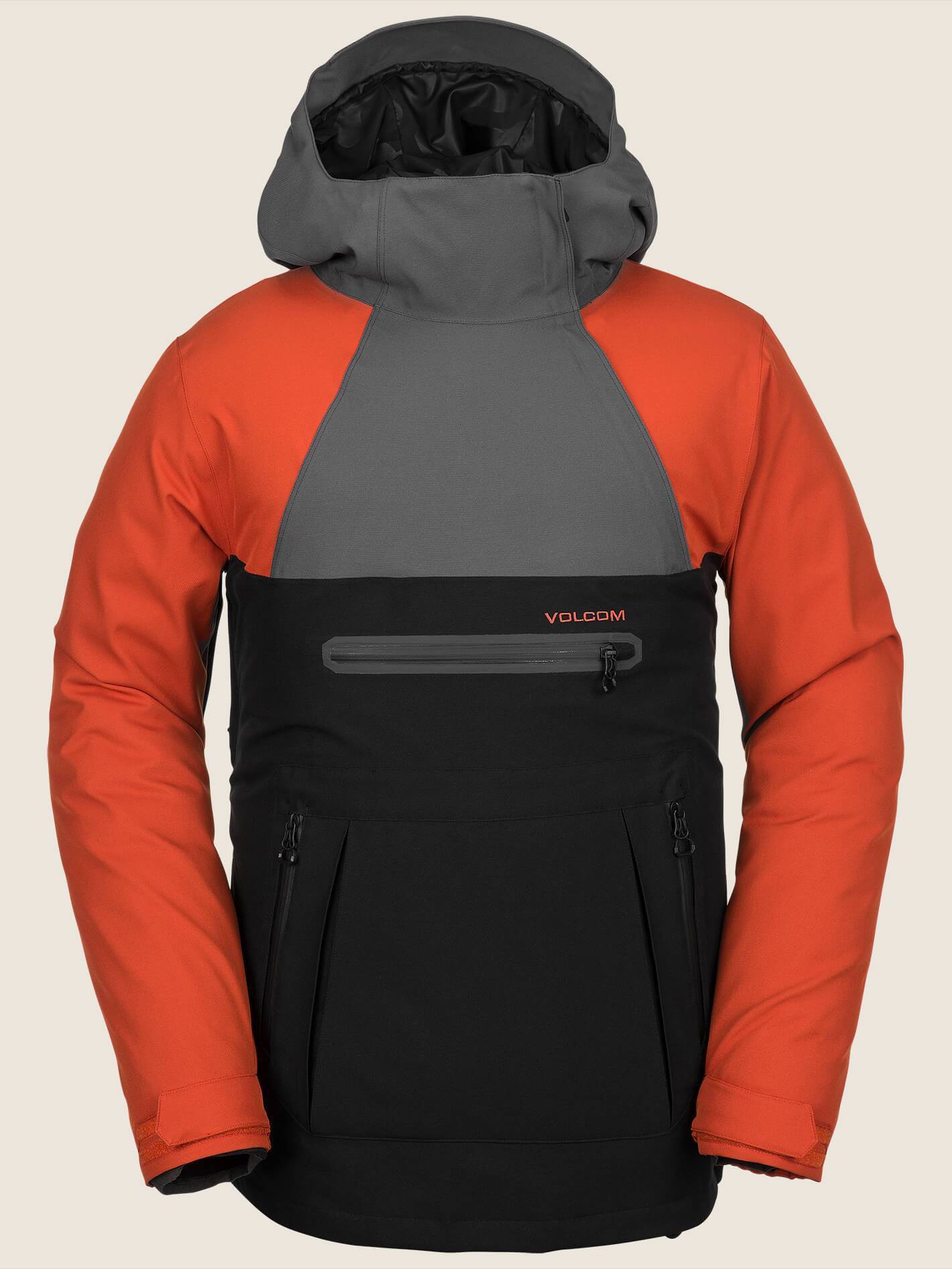 Brighton Pullover Jacket - Burnt Orange