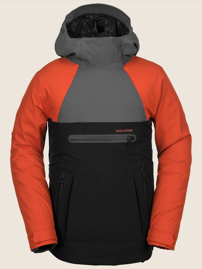Brighton Pullover Jacket - Burnt Orange